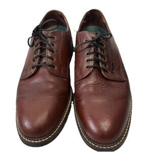 H.S Trask Bison Authentic Leather Oxford Shoes 1001 Mens Size 9M Made in the USA
